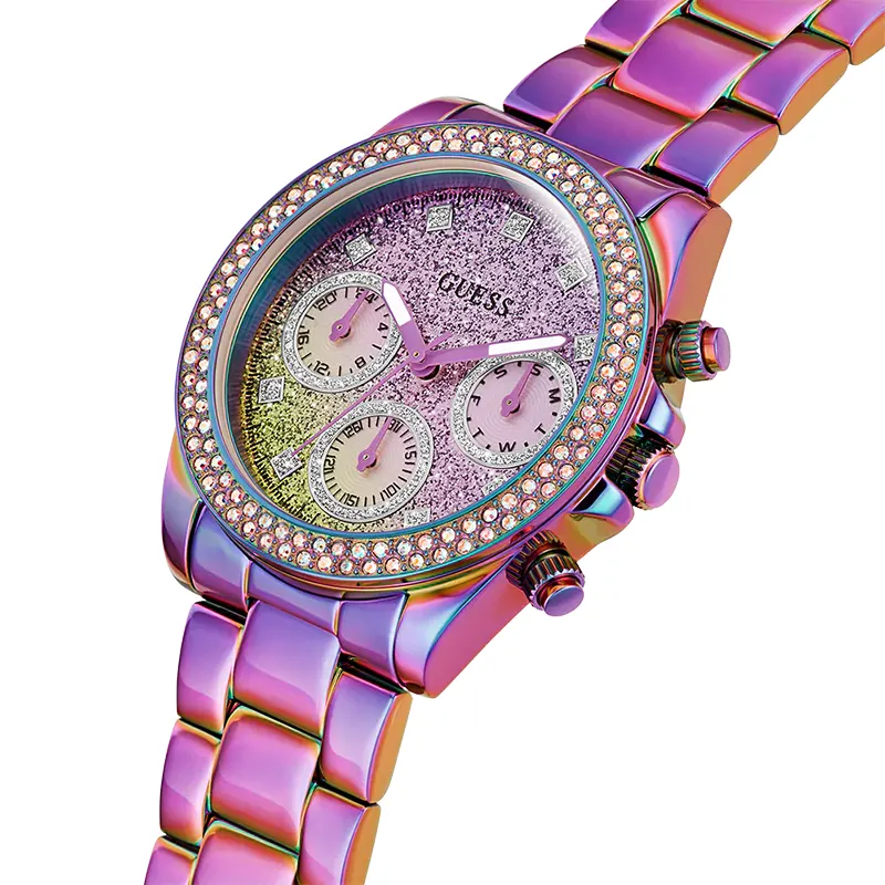 Guess Sol Multifunction Iridescent Dial Ladies Watch | GW0483L5